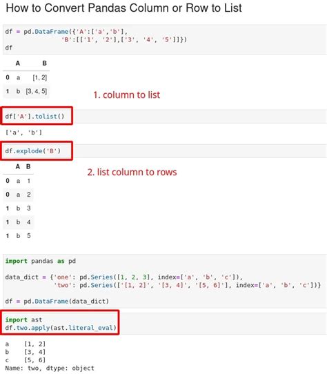 convert pandas column to list|assign list to pandas column.